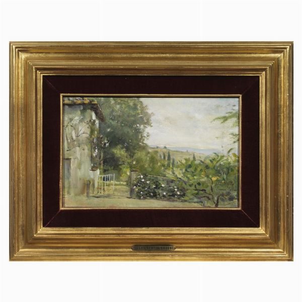 SIGNORINI TELEMACO : Telemaco Signorini  - Asta DIPINTI DEL SECOLO XIX - Associazione Nazionale - Case d'Asta italiane