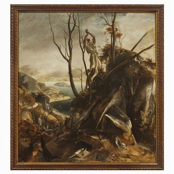 ANNIGONI PIETRO : Pietro Annigoni  - Asta DIPINTI DEL SECOLO XIX - Associazione Nazionale - Case d'Asta italiane