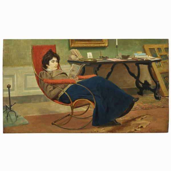 CECCONI EUGENIO : Eugenio Cecconi  - Asta DIPINTI DEL SECOLO XIX - Associazione Nazionale - Case d'Asta italiane