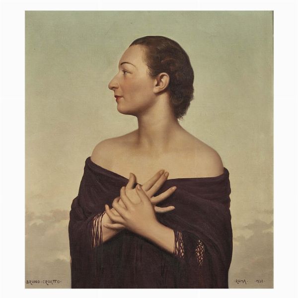 CROATTO BRUNO : Bruno Croatto  - Asta DIPINTI DEL SECOLO XIX - Associazione Nazionale - Case d'Asta italiane