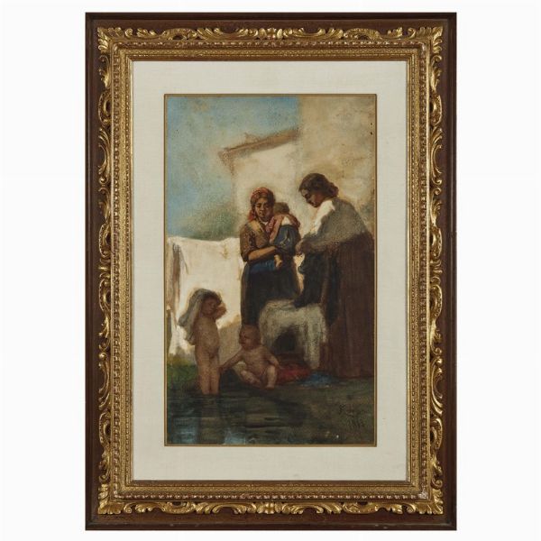 Cabianca Vincenzo : Vincenzo Cabianca  - Asta DIPINTI DEL SECOLO XIX - Associazione Nazionale - Case d'Asta italiane