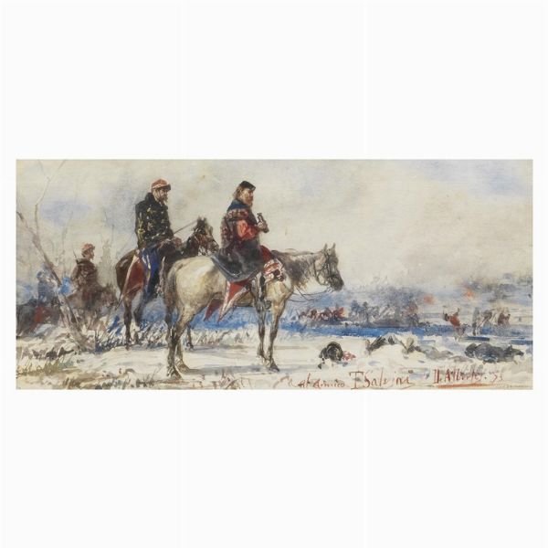 DE ALBERTIS SEBASTIANO : Sebastiano De Albertis  - Asta DIPINTI DEL SECOLO XIX - Associazione Nazionale - Case d'Asta italiane