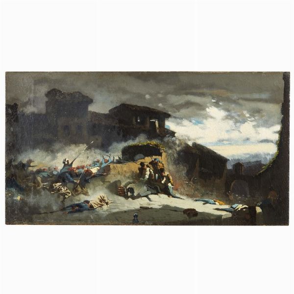 SIGNORINI TELEMACO : Telemaco Signorini  - Asta DIPINTI DEL SECOLO XIX - Associazione Nazionale - Case d'Asta italiane