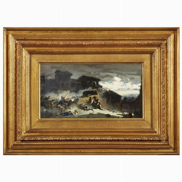 SIGNORINI TELEMACO : Telemaco Signorini  - Asta DIPINTI DEL SECOLO XIX - Associazione Nazionale - Case d'Asta italiane