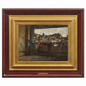 HOLLAENDER ALFONSO : Alfonso Hollaender  - Asta DIPINTI DEL SECOLO XIX - Associazione Nazionale - Case d'Asta italiane