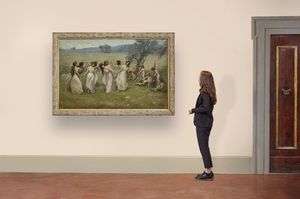 Zonaro Fausto : Fausto Zonaro  - Asta DIPINTI DEL SECOLO XIX - Associazione Nazionale - Case d'Asta italiane