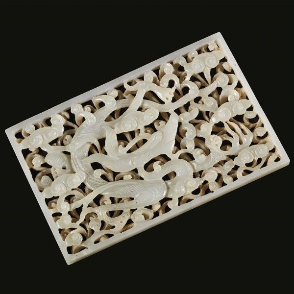 INTAGLIO PLACCA, CINA, DINASTIA QING, SEC. XIX  - Asta Arte Orientale 东方艺术 - Associazione Nazionale - Case d'Asta italiane