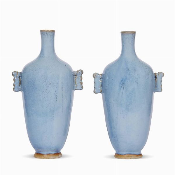 COPPIA DI VASI, CINA, DINASTIA QING, SEC. XVIII-XIX  - Asta Arte Orientale 东方艺术 - Associazione Nazionale - Case d'Asta italiane