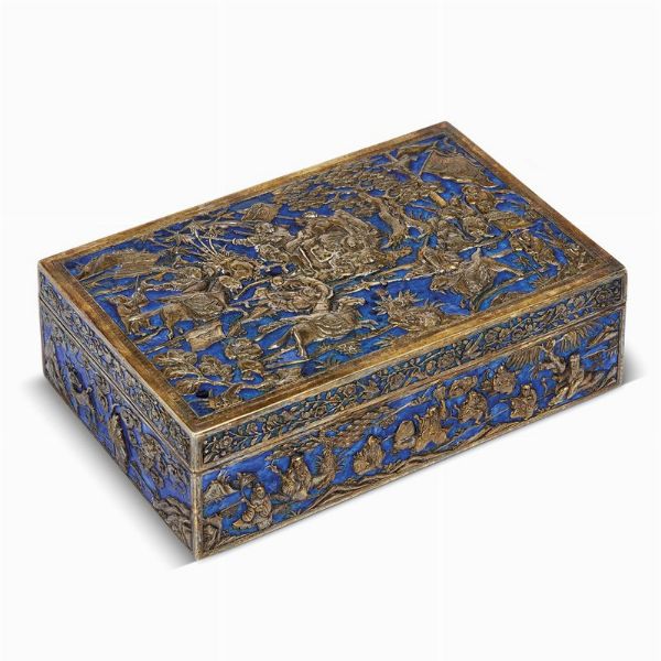 SCATOLA, CINA, DINASTIA QING, SEC. XIX  - Asta Arte Orientale 东方艺术 - Associazione Nazionale - Case d'Asta italiane