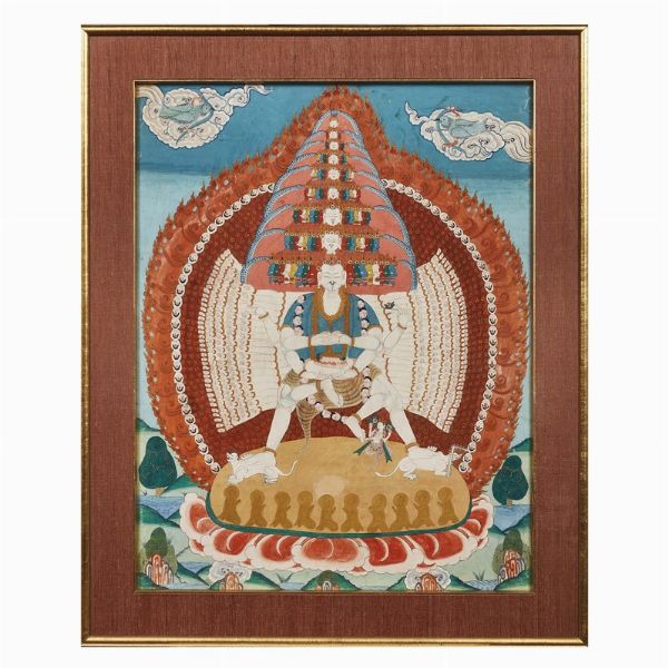 THANGKA, TIBET, SEC. XVIII-XIX  - Asta Arte Orientale 东方艺术 - Associazione Nazionale - Case d'Asta italiane