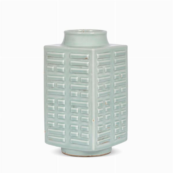 VASO, CINA, DINASTIA QING, SEC. XIX  - Asta Arte Orientale 东方艺术 - Associazione Nazionale - Case d'Asta italiane