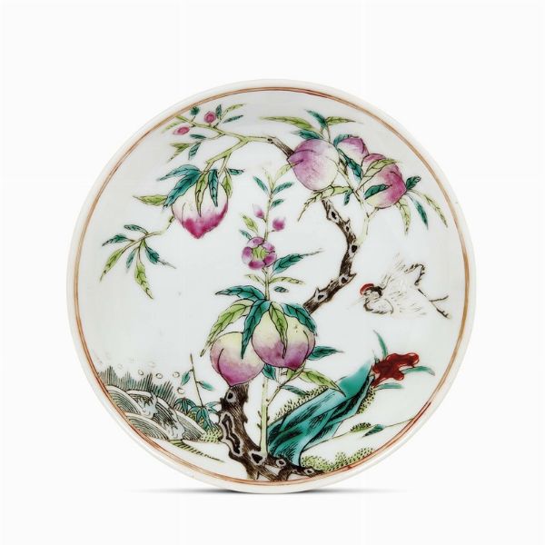 PIATTINO, CINA, DINASTIA QING, SEC. XIX  - Asta Arte Orientale 东方艺术 - Associazione Nazionale - Case d'Asta italiane