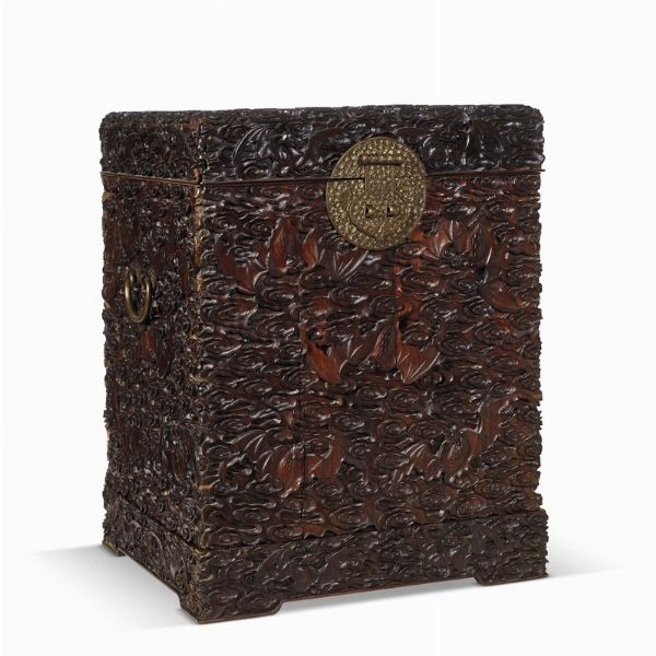 BAULE, CINA, DINASTIA QING, SEC. XVIII  - Asta Arte Orientale 东方艺术 - Associazione Nazionale - Case d'Asta italiane