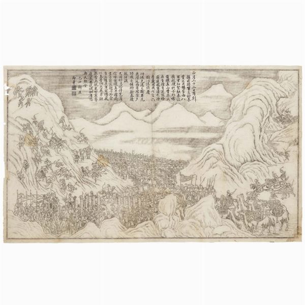 GRUPPO DI DIECI ACQUEFORTI, CINA, DINASTIA QING, SEC. XIX, DAO GUANG (1829)  - Asta Arte Orientale 东方艺术 - Associazione Nazionale - Case d'Asta italiane
