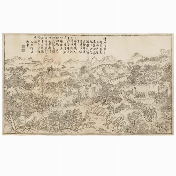 GRUPPO DI DIECI ACQUEFORTI, CINA, DINASTIA QING, SEC. XIX, DAO GUANG (1829)  - Asta Arte Orientale 东方艺术 - Associazione Nazionale - Case d'Asta italiane