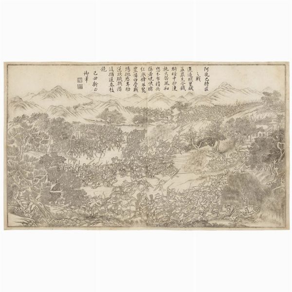 GRUPPO DI DIECI ACQUEFORTI, CINA, DINASTIA QING, SEC. XIX, DAO GUANG (1829)  - Asta Arte Orientale 东方艺术 - Associazione Nazionale - Case d'Asta italiane
