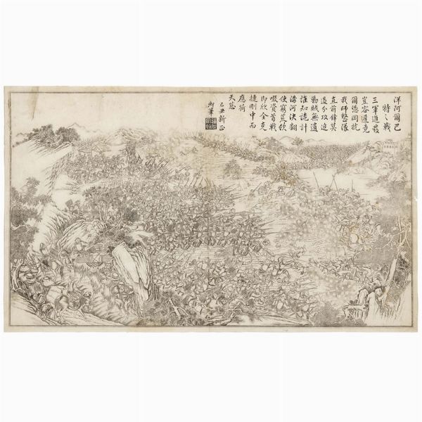GRUPPO DI DIECI ACQUEFORTI, CINA, DINASTIA QING, SEC. XIX, DAO GUANG (1829)  - Asta Arte Orientale 东方艺术 - Associazione Nazionale - Case d'Asta italiane