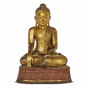 GAUTAMA BUDDAH,   MYANMAR, SEC. XVIII-XIX  - Asta Arte Orientale 东方艺术 - Associazione Nazionale - Case d'Asta italiane