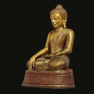 GAUTAMA BUDDAH,   MYANMAR, SEC. XVIII-XIX  - Asta Arte Orientale 东方艺术 - Associazione Nazionale - Case d'Asta italiane