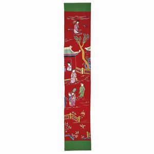 GRUPPO DI NOVE TESSUTI, CINA, PERIODO DELLA REPUBBLICA (1912-1949)  - Asta Arte Orientale 东方艺术 - Associazione Nazionale - Case d'Asta italiane