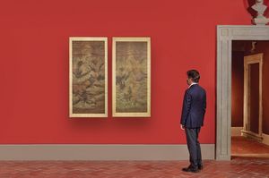 COPPIA DI DIPINTI, CINA, DINASTIA QING, SEC. XIX  - Asta Arte Orientale 东方艺术 - Associazione Nazionale - Case d'Asta italiane
