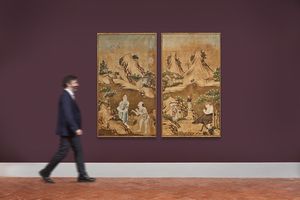 COPPIA DI DIPINTI, CINA, DINASTIA QING, SEC. XIX  - Asta Arte Orientale 东方艺术 - Associazione Nazionale - Case d'Asta italiane