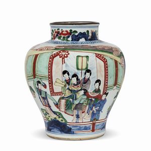 VASO, CINA, DINASTIA QING, SEC. XVII  - Asta Arte Orientale 东方艺术 - Associazione Nazionale - Case d'Asta italiane