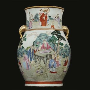 VASO, CINA, DINASTIA QING, SEC. XVIII-XIX  - Asta Arte Orientale 东方艺术 - Associazione Nazionale - Case d'Asta italiane