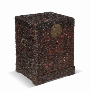 BAULE, CINA, DINASTIA QING, SEC. XVIII  - Asta Arte Orientale 东方艺术 - Associazione Nazionale - Case d'Asta italiane