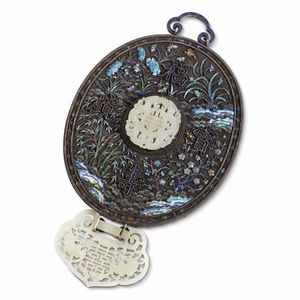 SPECCHIO, CINA, DINASTIA QING, SEC. XIX-XX  - Asta Arte Orientale 东方艺术 - Associazione Nazionale - Case d'Asta italiane