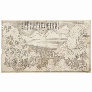 GRUPPO DI DIECI ACQUEFORTI, CINA, DINASTIA QING, SEC. XIX, DAO GUANG (1829)  - Asta Arte Orientale 东方艺术 - Associazione Nazionale - Case d'Asta italiane