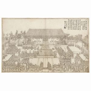 GRUPPO DI DIECI ACQUEFORTI, CINA, DINASTIA QING, SEC. XIX, DAO GUANG (1829)  - Asta Arte Orientale 东方艺术 - Associazione Nazionale - Case d'Asta italiane