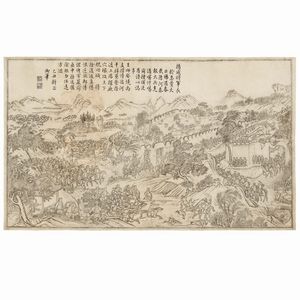 GRUPPO DI DIECI ACQUEFORTI, CINA, DINASTIA QING, SEC. XIX, DAO GUANG (1829)  - Asta Arte Orientale 东方艺术 - Associazione Nazionale - Case d'Asta italiane