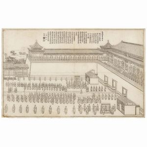 GRUPPO DI DIECI ACQUEFORTI, CINA, DINASTIA QING, SEC. XIX, DAO GUANG (1829)  - Asta Arte Orientale 东方艺术 - Associazione Nazionale - Case d'Asta italiane