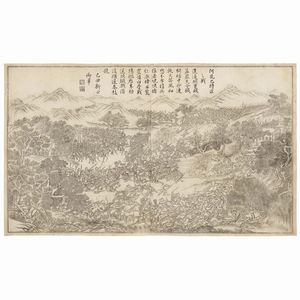 GRUPPO DI DIECI ACQUEFORTI, CINA, DINASTIA QING, SEC. XIX, DAO GUANG (1829)  - Asta Arte Orientale 东方艺术 - Associazione Nazionale - Case d'Asta italiane