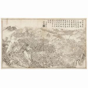GRUPPO DI DIECI ACQUEFORTI, CINA, DINASTIA QING, SEC. XIX, DAO GUANG (1829)  - Asta Arte Orientale 东方艺术 - Associazione Nazionale - Case d'Asta italiane