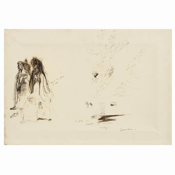 Piero Guccione  - Asta Arte Moderna e Contemporanea- Web Only - Associazione Nazionale - Case d'Asta italiane