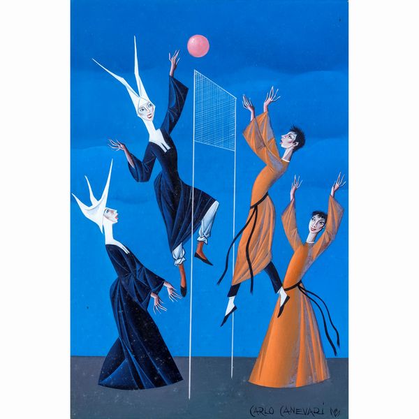 Carlo Canevari  - Asta Arte Moderna e Contemporanea- Web Only - Associazione Nazionale - Case d'Asta italiane