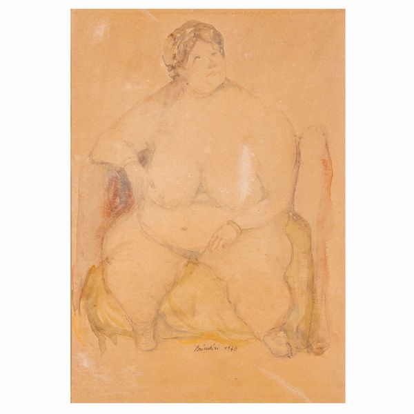 Remo Brindisi  - Asta Arte Moderna e Contemporanea- Web Only - Associazione Nazionale - Case d'Asta italiane