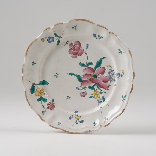 Piatto.<BR>Savona, Manifattura Boselli, 1780 circa.  - Asta Maioliche e Porcellane da Collezione - Associazione Nazionale - Case d'Asta italiane