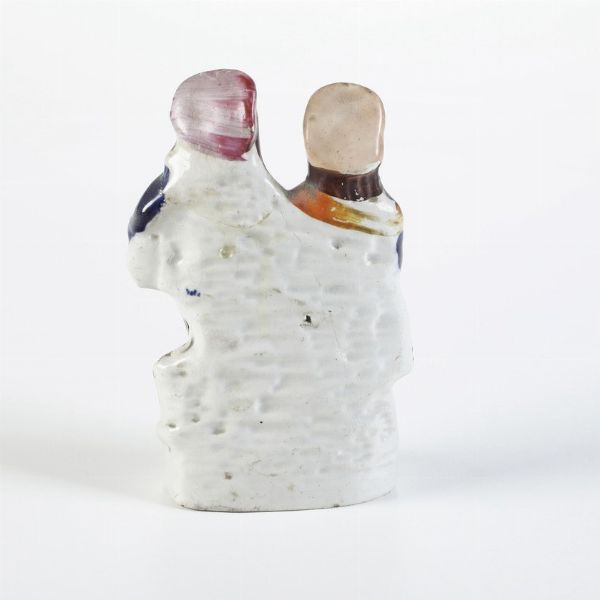 Gruppo.<BR>Inghilterra, Staffordshire, periodo vittoriano, XIX secolo.  - Asta Maioliche e Porcellane da Collezione - Associazione Nazionale - Case d'Asta italiane