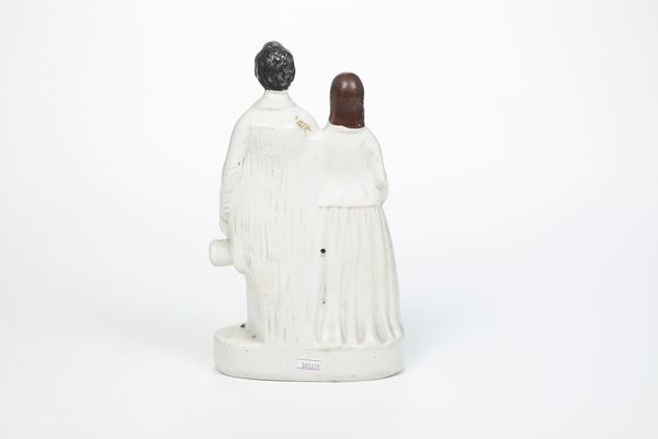 Grande gruppo con re Edoardo VII e la regina Alexandra.<BR>Inghilterra, Staffordshire, inizio del XX secolo.  - Asta Maioliche e Porcellane da Collezione - Associazione Nazionale - Case d'Asta italiane