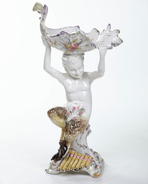 Alzatina.<BR>Nove, Manifattura Antonibon, fine del XIX secolo.  - Asta Maioliche e Porcellane da Collezione - Associazione Nazionale - Case d'Asta italiane