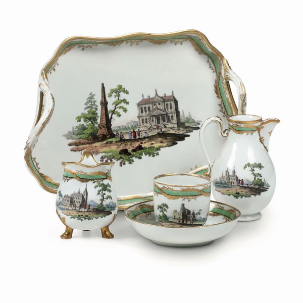 Servizio �solitaire�<BR>Vienna, Manifattura Imperiale, 1770-1780 circa<BR>  - Asta Maioliche e Porcellane da Collezione - Associazione Nazionale - Case d'Asta italiane