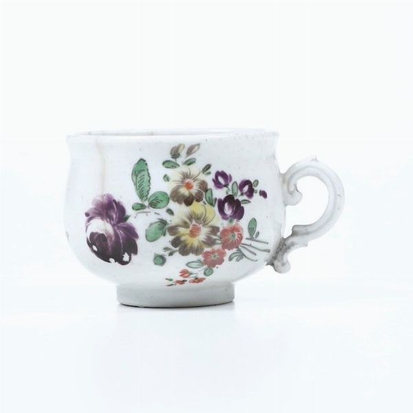 Cremiera.<BR>Nove, Manifattura Antonibon, 1770 circa.  - Asta Maioliche e Porcellane da Collezione - Associazione Nazionale - Case d'Asta italiane