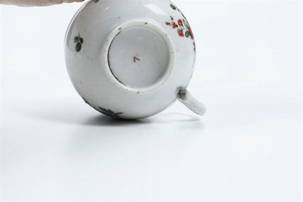 Cremiera.<BR>Nove, Manifattura Antonibon, 1770 circa.  - Asta Maioliche e Porcellane da Collezione - Associazione Nazionale - Case d'Asta italiane