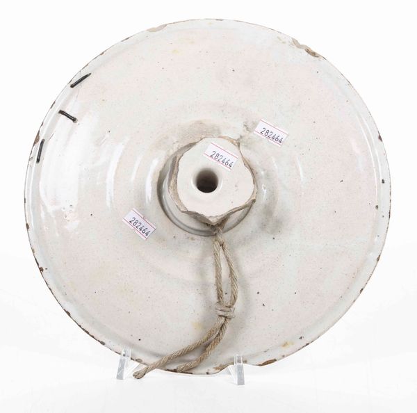 Alzatina.<BR>Deruta, XVII secolo.  - Asta Maioliche e Porcellane da Collezione - Associazione Nazionale - Case d'Asta italiane