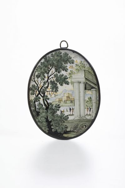 Otto mattonelle.<BR>Castelli, XVIII secolo.  - Asta Maioliche e Porcellane da Collezione - Associazione Nazionale - Case d'Asta italiane