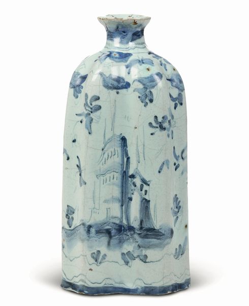 Bottiglia<BR>Savona, XVII secolo<BR>  - Asta Maioliche e Porcellane da Collezione - Associazione Nazionale - Case d'Asta italiane