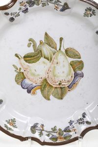 Piatto<BR>Nove, Manifattura Antonibon, 1750-1770<BR>  - Asta Maioliche e Porcellane da Collezione - Associazione Nazionale - Case d'Asta italiane